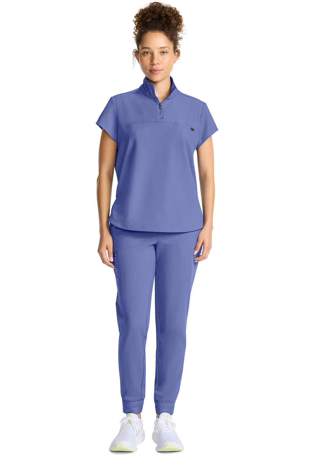 HH Quest HH752 Women's Partial Zip Stand Collar Top Ceil Image