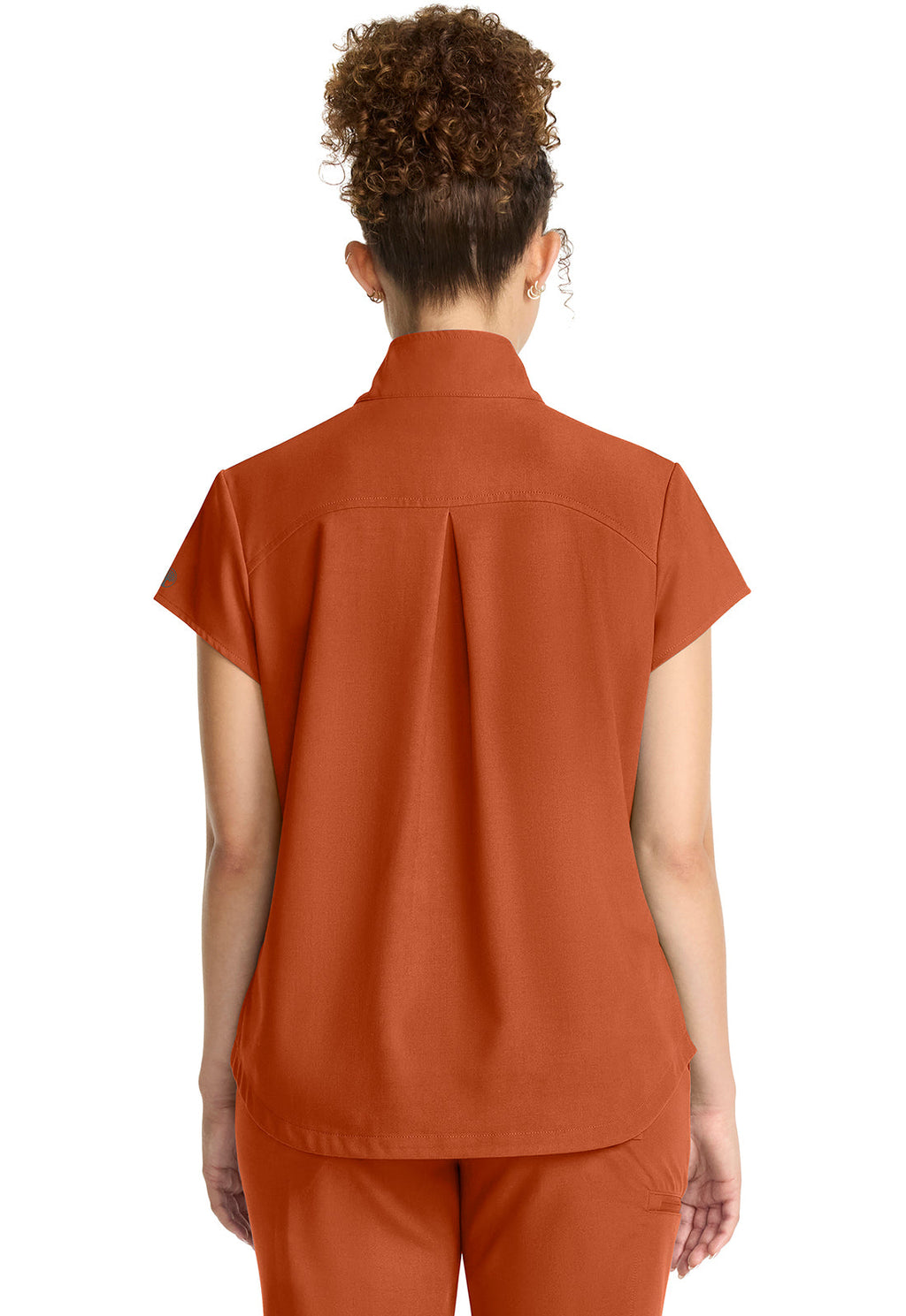 HH Quest HH752 Women's Partial Zip Stand Collar Top Warm Sunrise