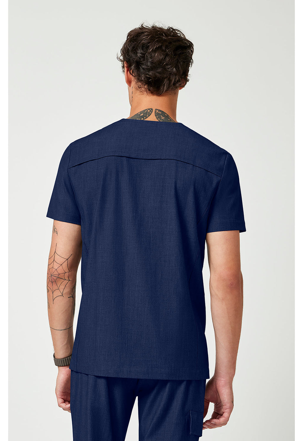 Quest HH753 Men's V-Neck Scrub Top Navy