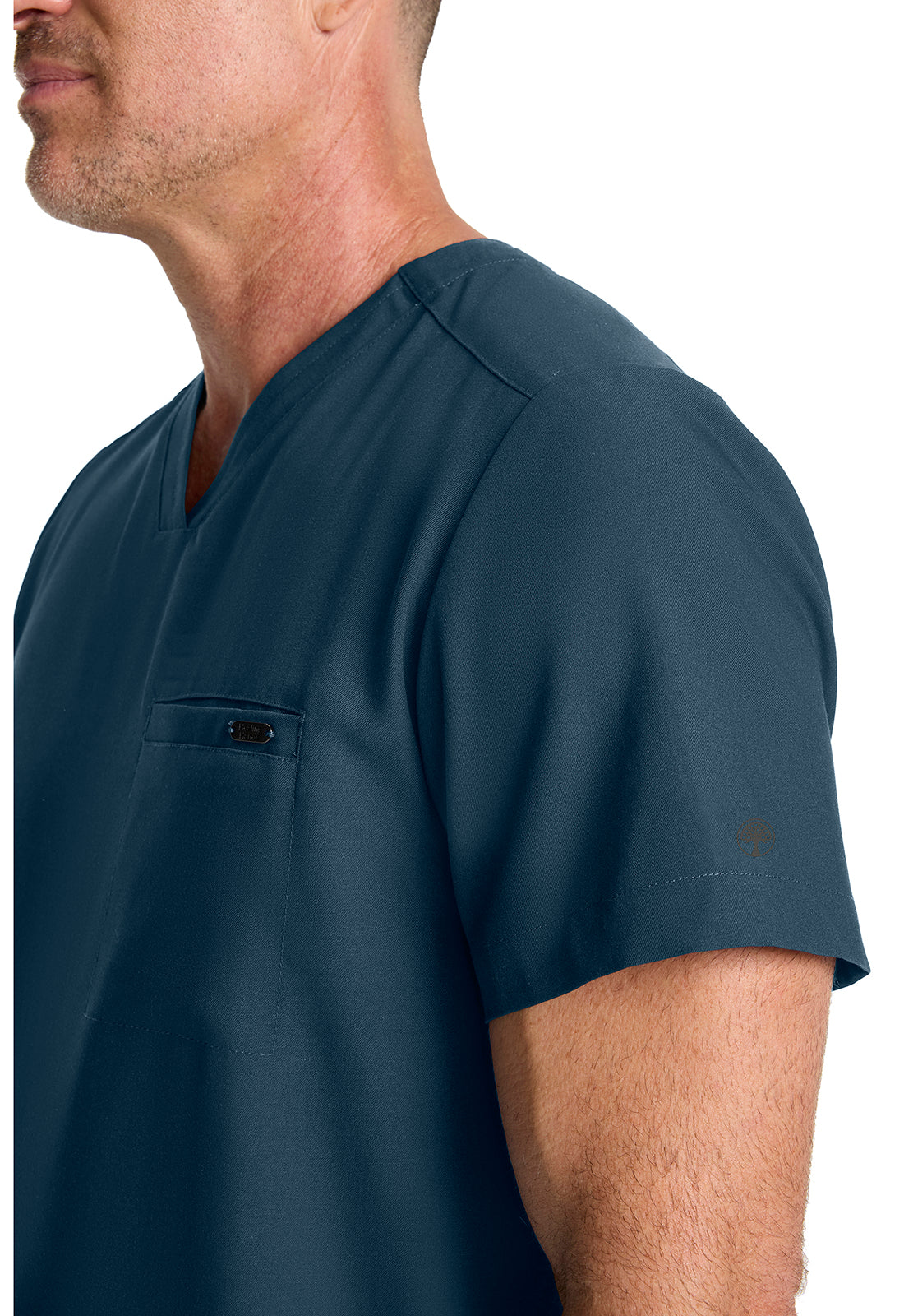 HH Quest HH758 Men's 1-Pocket V-Neck Top Caribbean Image