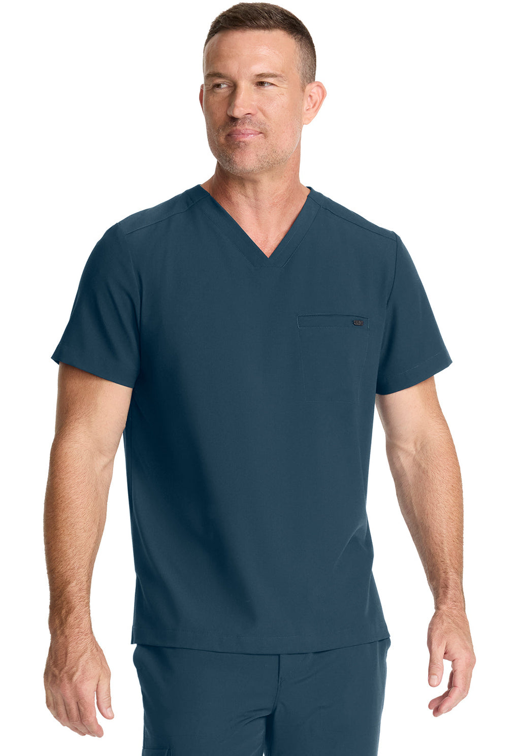 HH Quest HH758 Men's 1-Pocket V-Neck Top Caribbean Image
