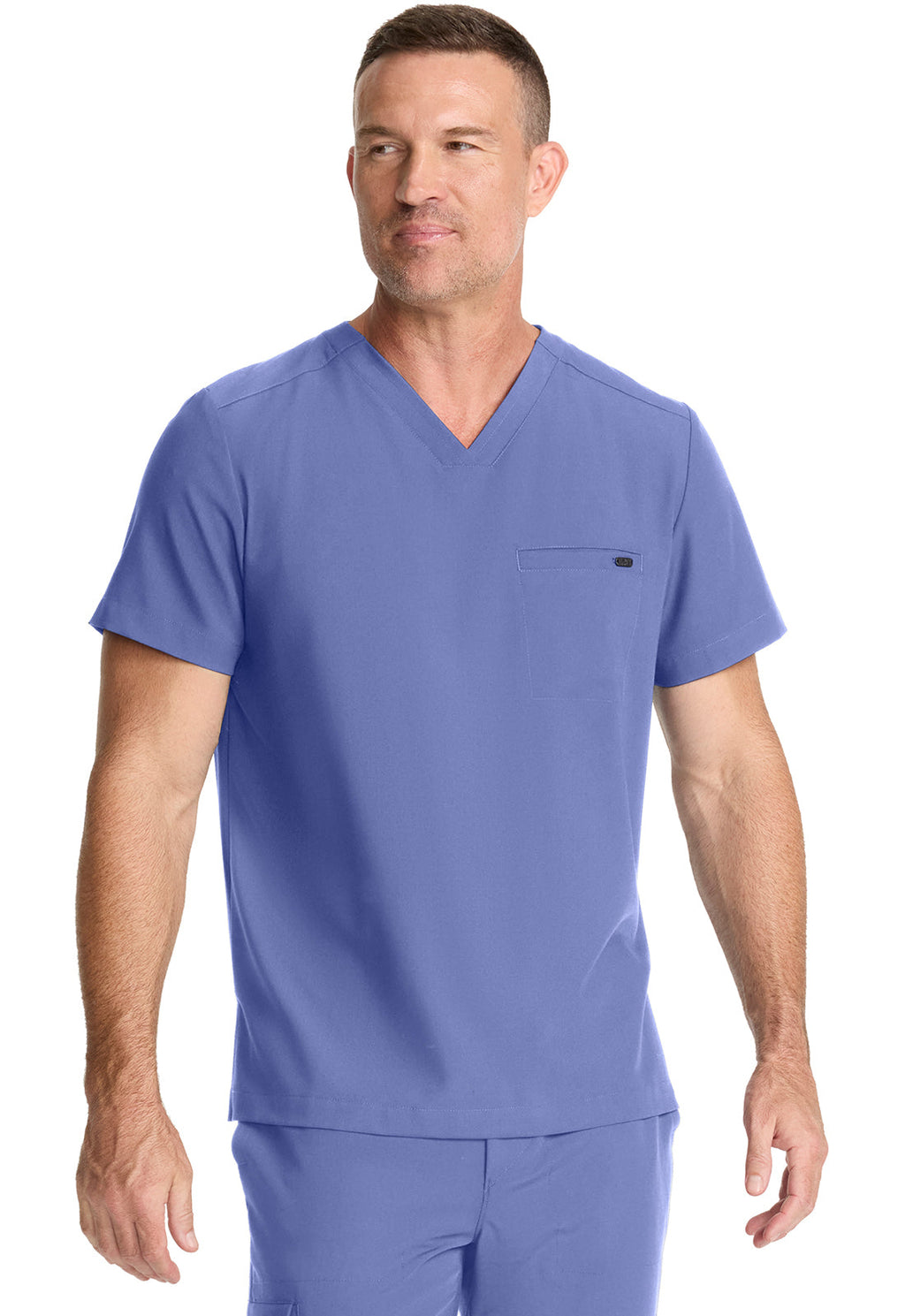 HH Quest HH758 Men's 1-Pocket V-Neck Top Ceil Image