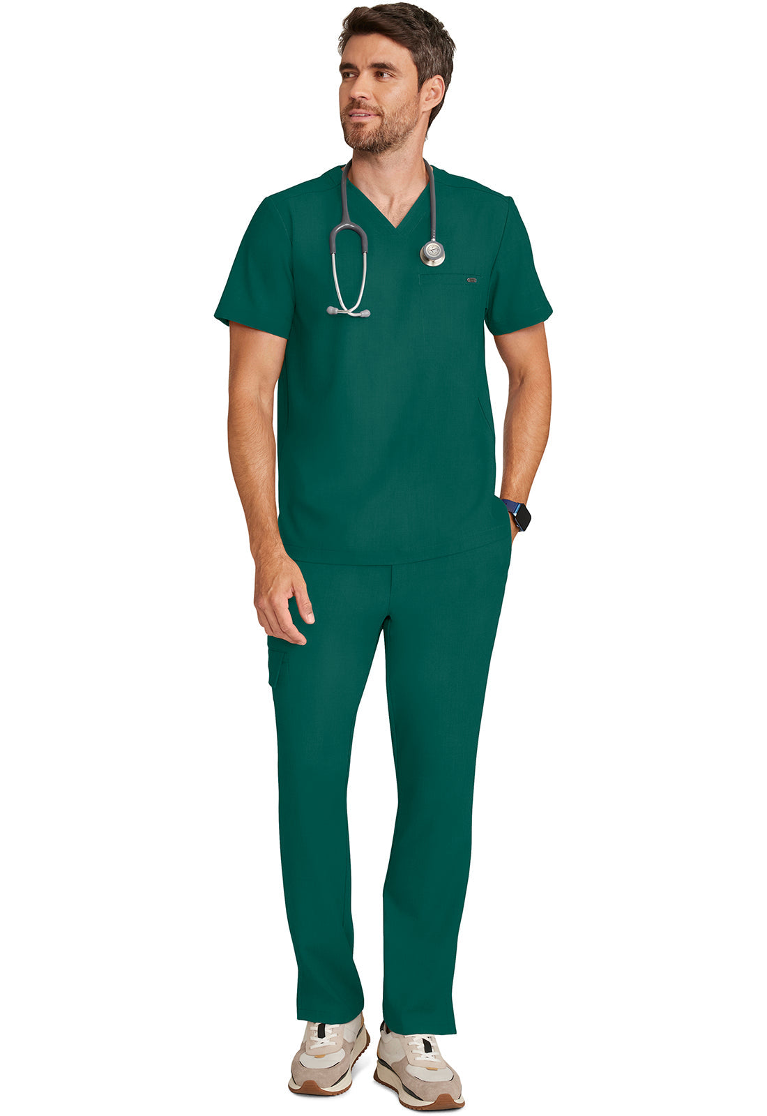 HH Quest HH758 Men's 1-Pocket V-Neck Top Hunter