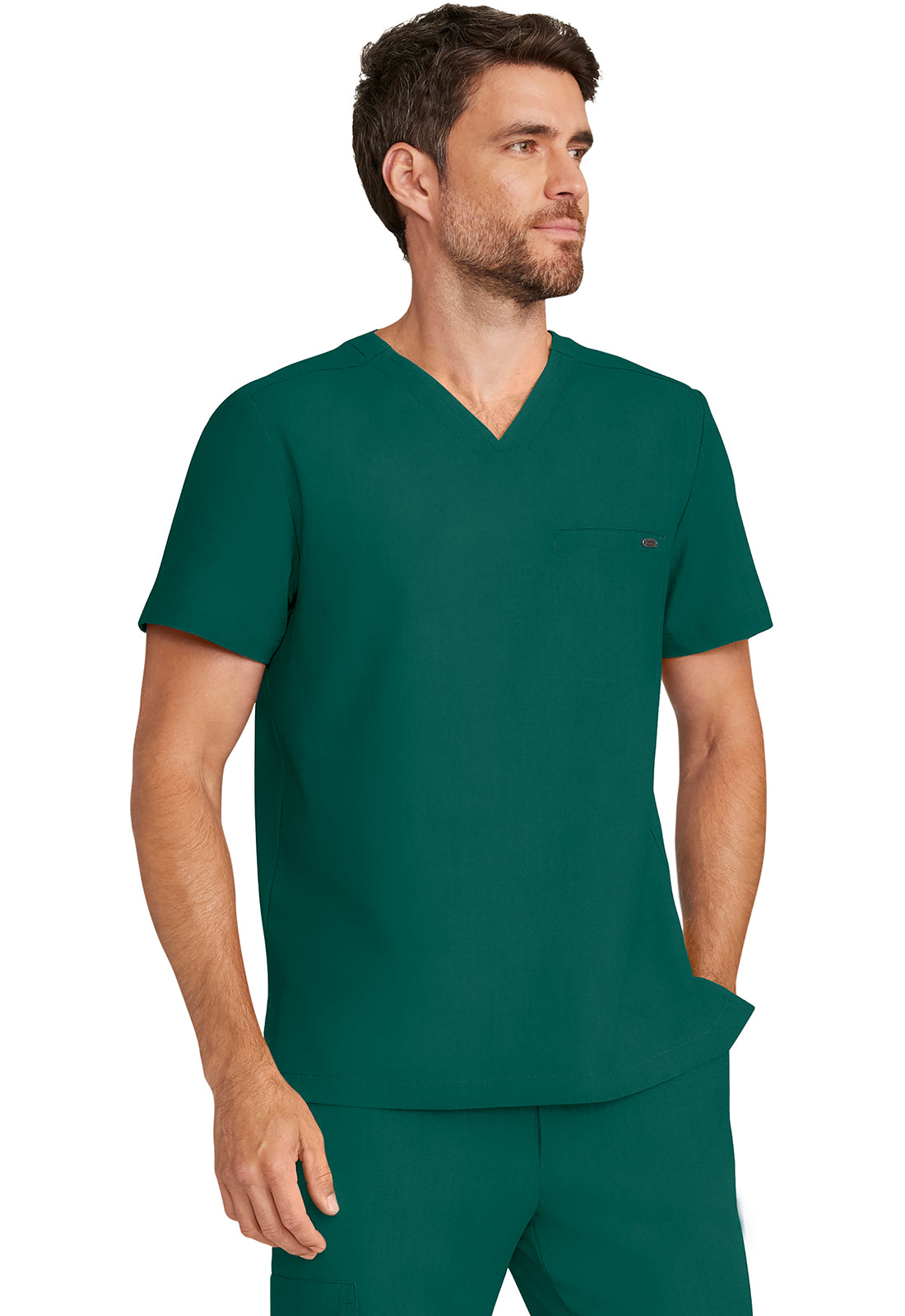 HH Quest HH758 Men's 1-Pocket V-Neck Top Hunter