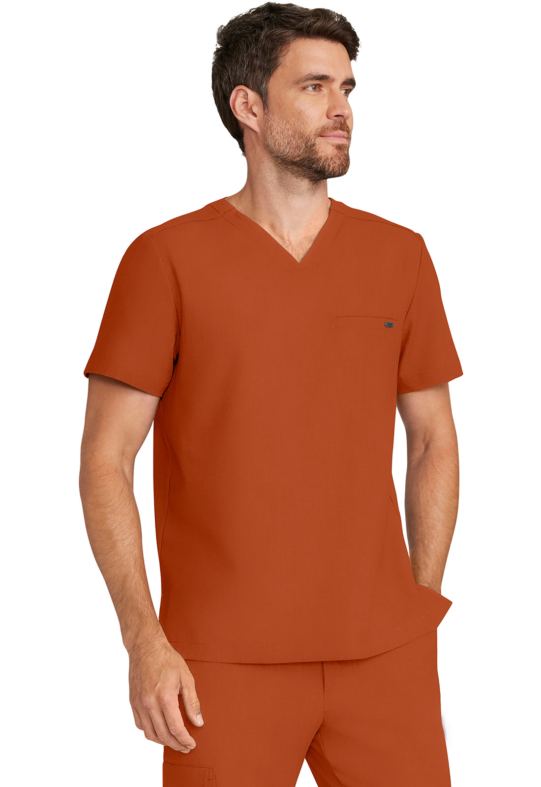 HH Quest HH758 Men's 1-Pocket V-Neck Top Warm Sunrise