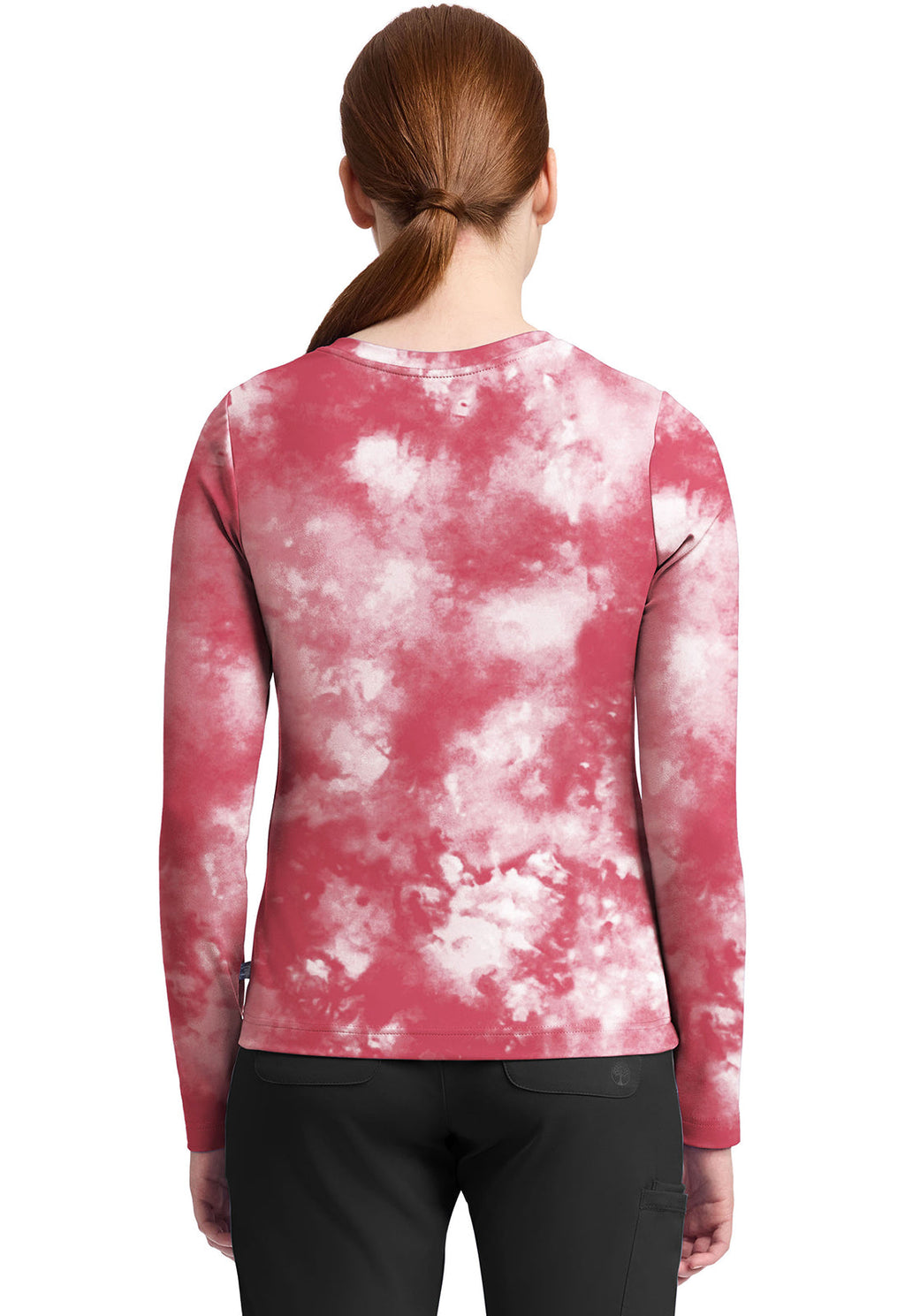 HH Knits HH816 Melissa Tee Tie Dye French Pink