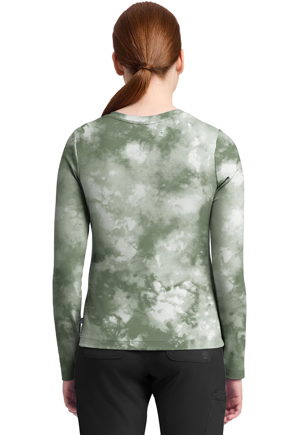 HH Knits HH816 Melissa Tee Tie Dye Olive