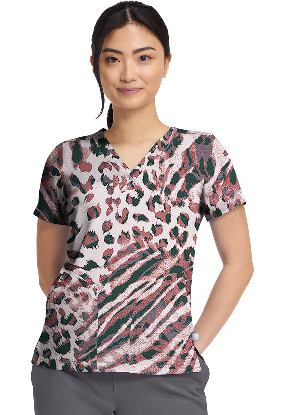 HH Quest HH906 Briana Print Top Cool Cattitude