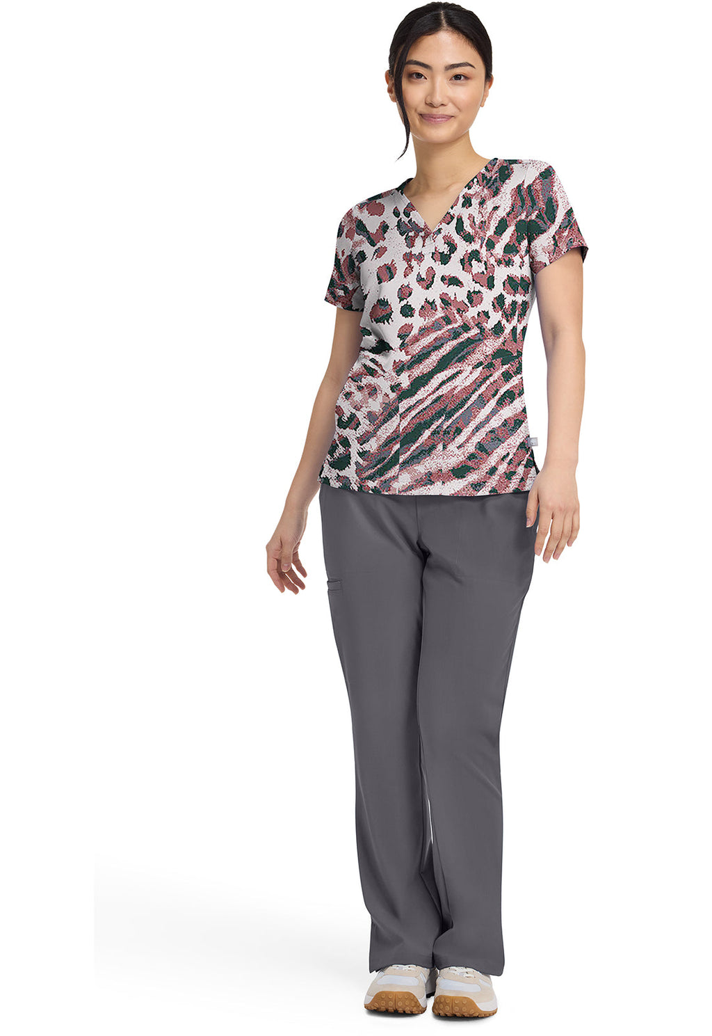 HH Quest HH906 Briana Print Top Cool Cattitude