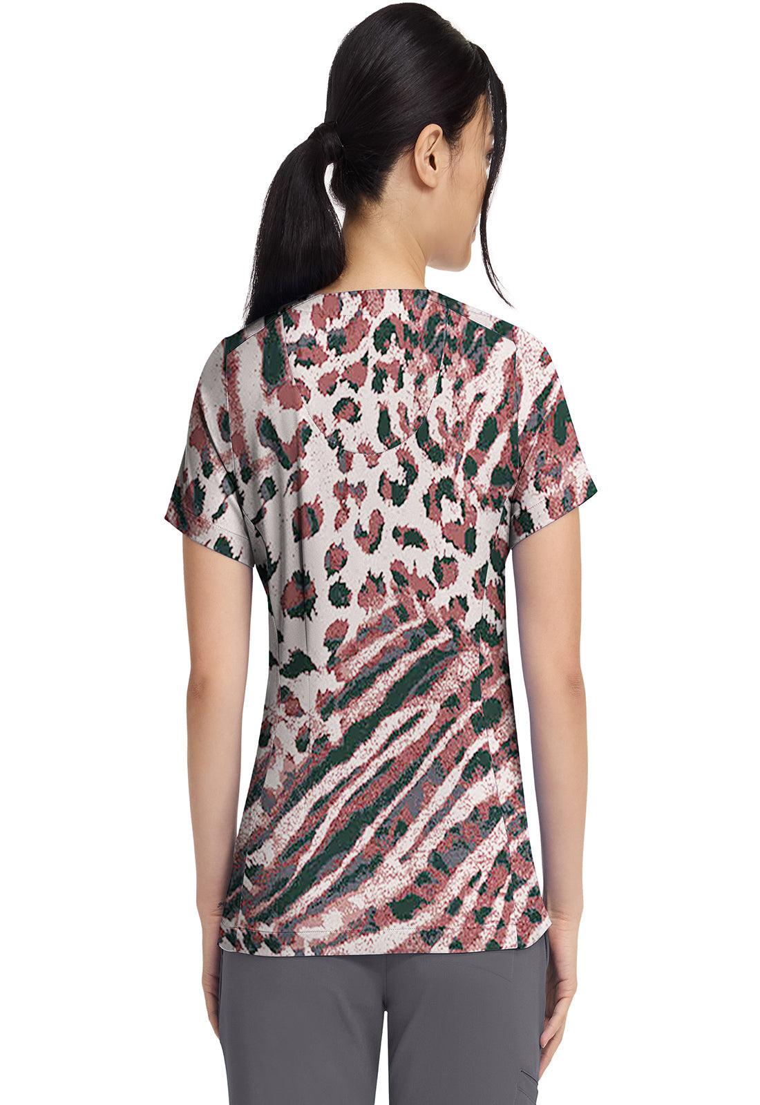 HH Quest HH906 Briana Print Top Cool Cattitude