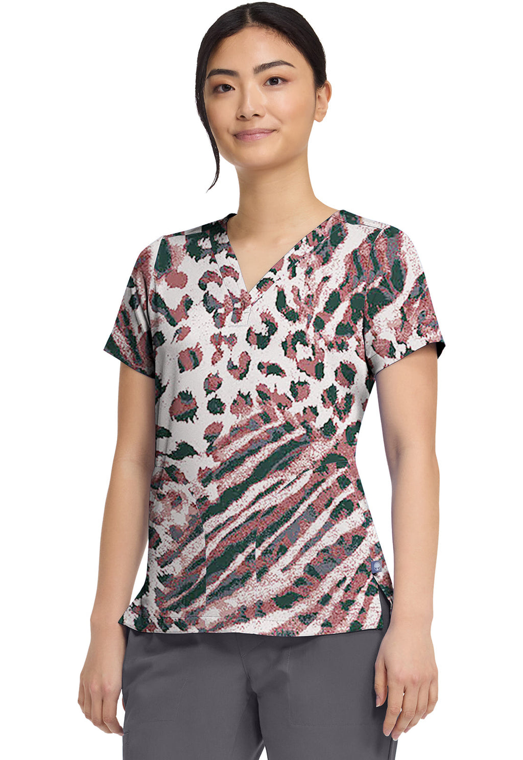 HH Quest HH906 Briana Print Top Cool Cattitude