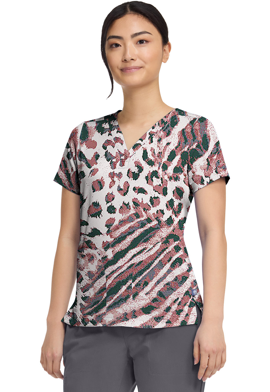 HH Quest HH906 Briana Print Top Cool Cattitude