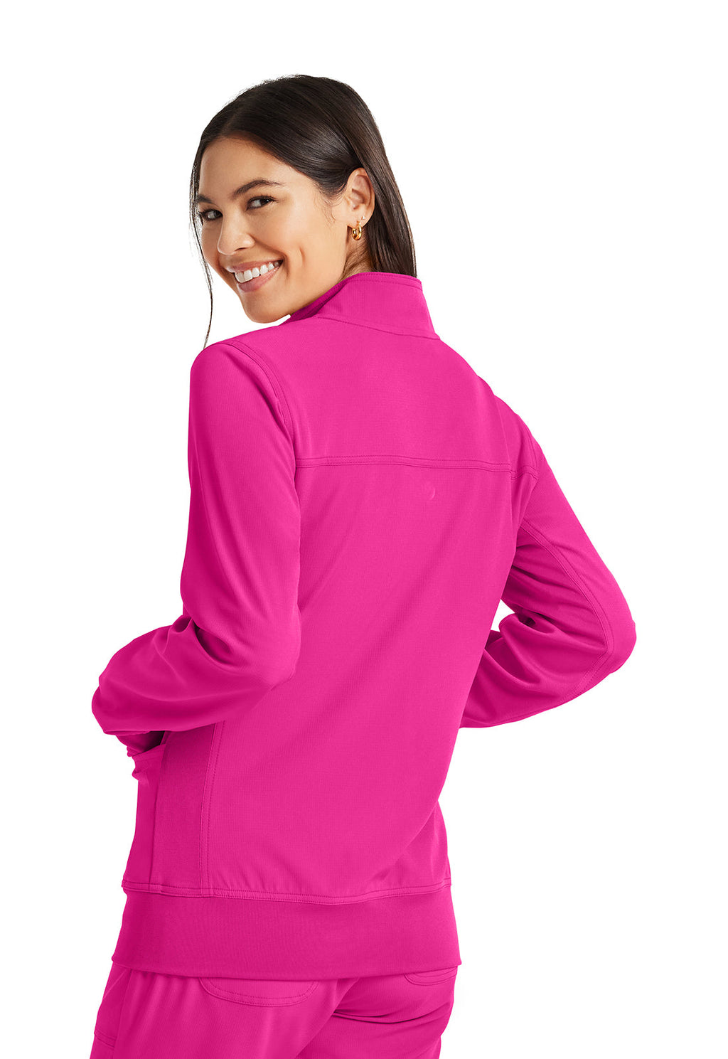 Break on Through HS347 Zip Front Jacket Flamingo