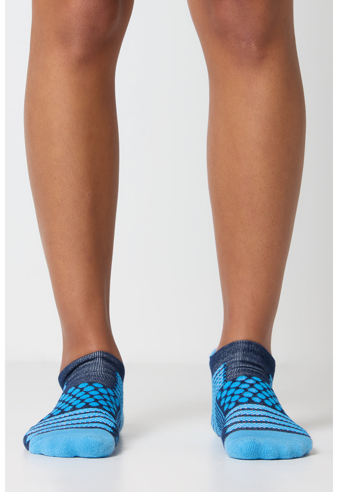 Infinity Legwear HUSTLE Unisex Athletic Ankle Socks Royal/Navy