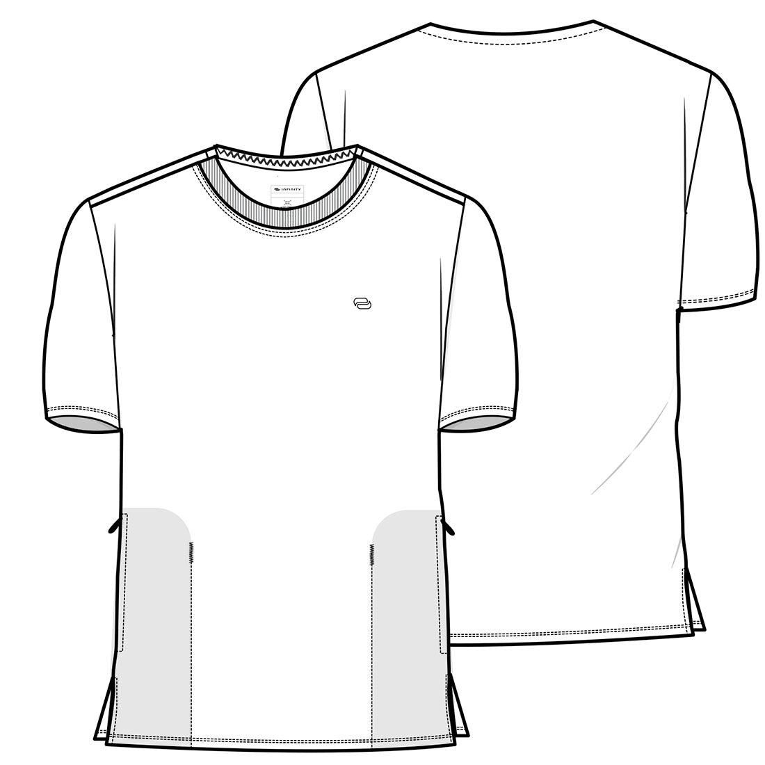 Pursuit IN00020 Men's Crew Neck Top Navy