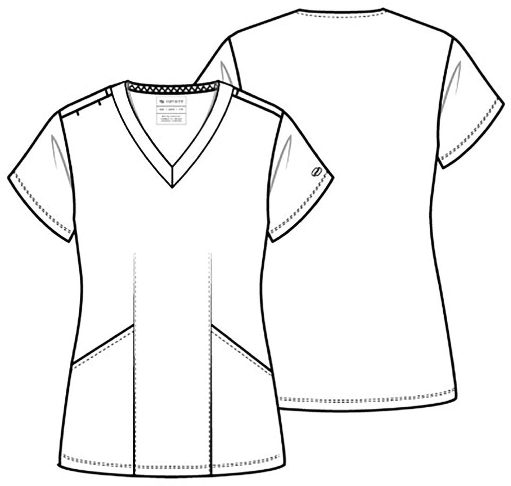 Pursuit IN00033 Women's V-Neck Top Royal