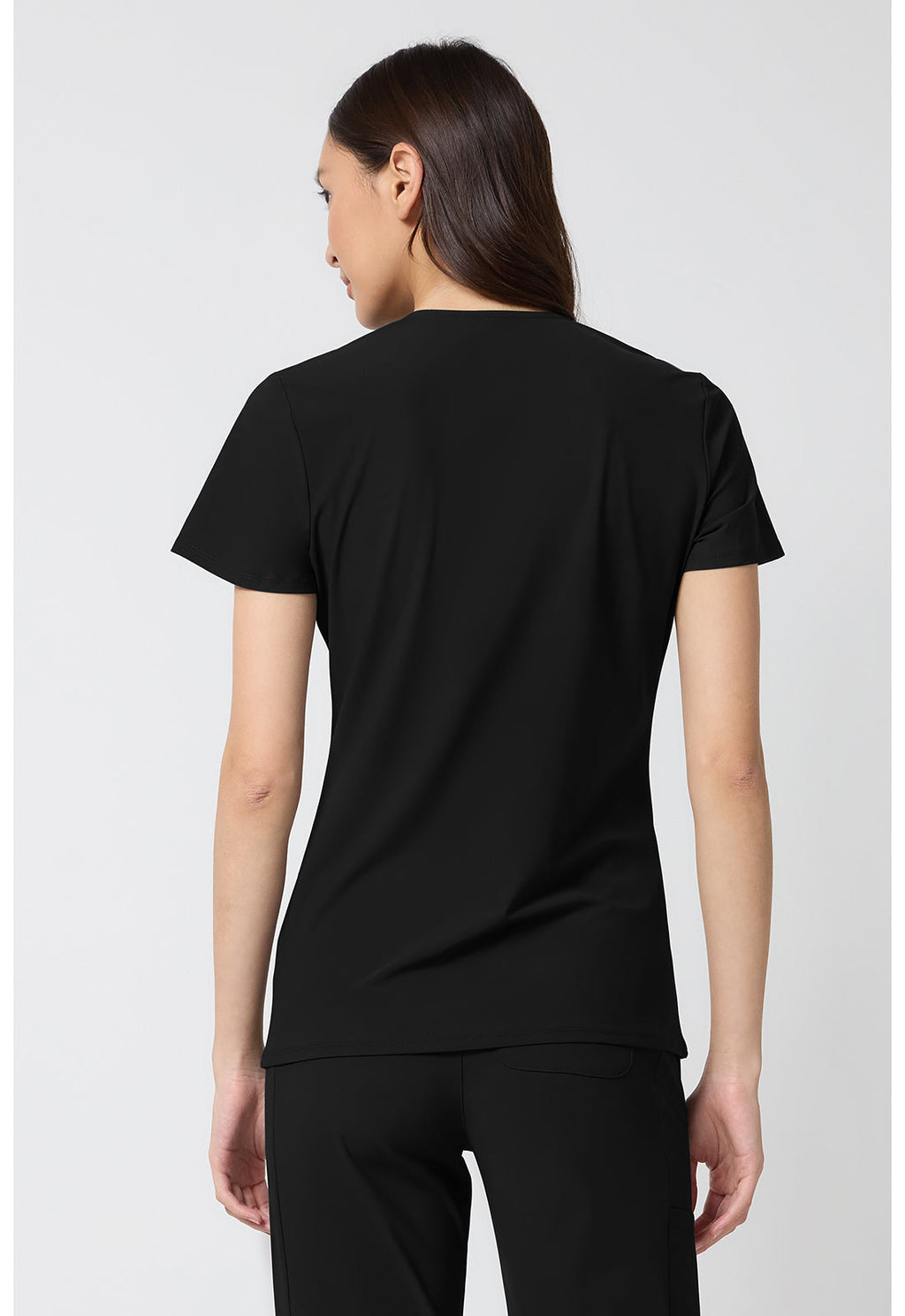 Pursuit IN00033 Women's V-Neck Top Black