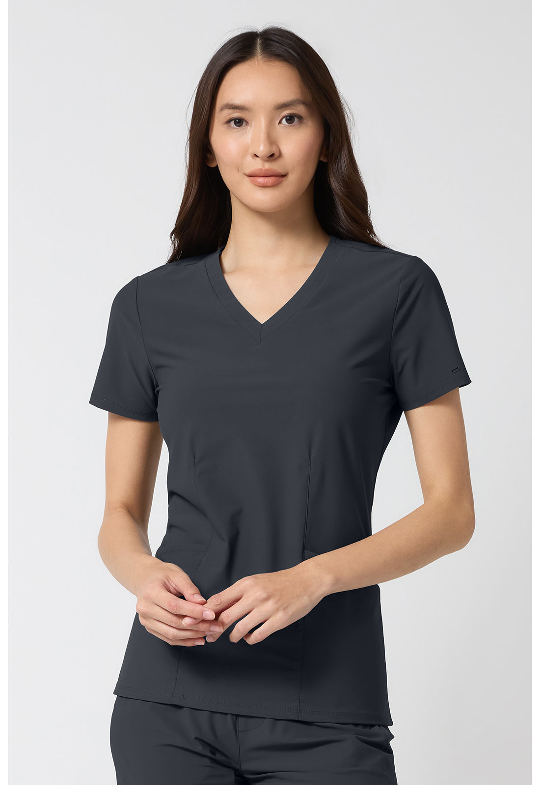 Pursuit IN00033 Women's V-Neck Scrub Top Pewter