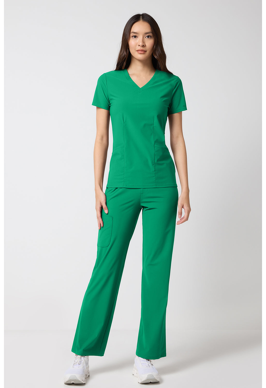 Pursuit IN00033 Women's V-Neck Top Retro Green