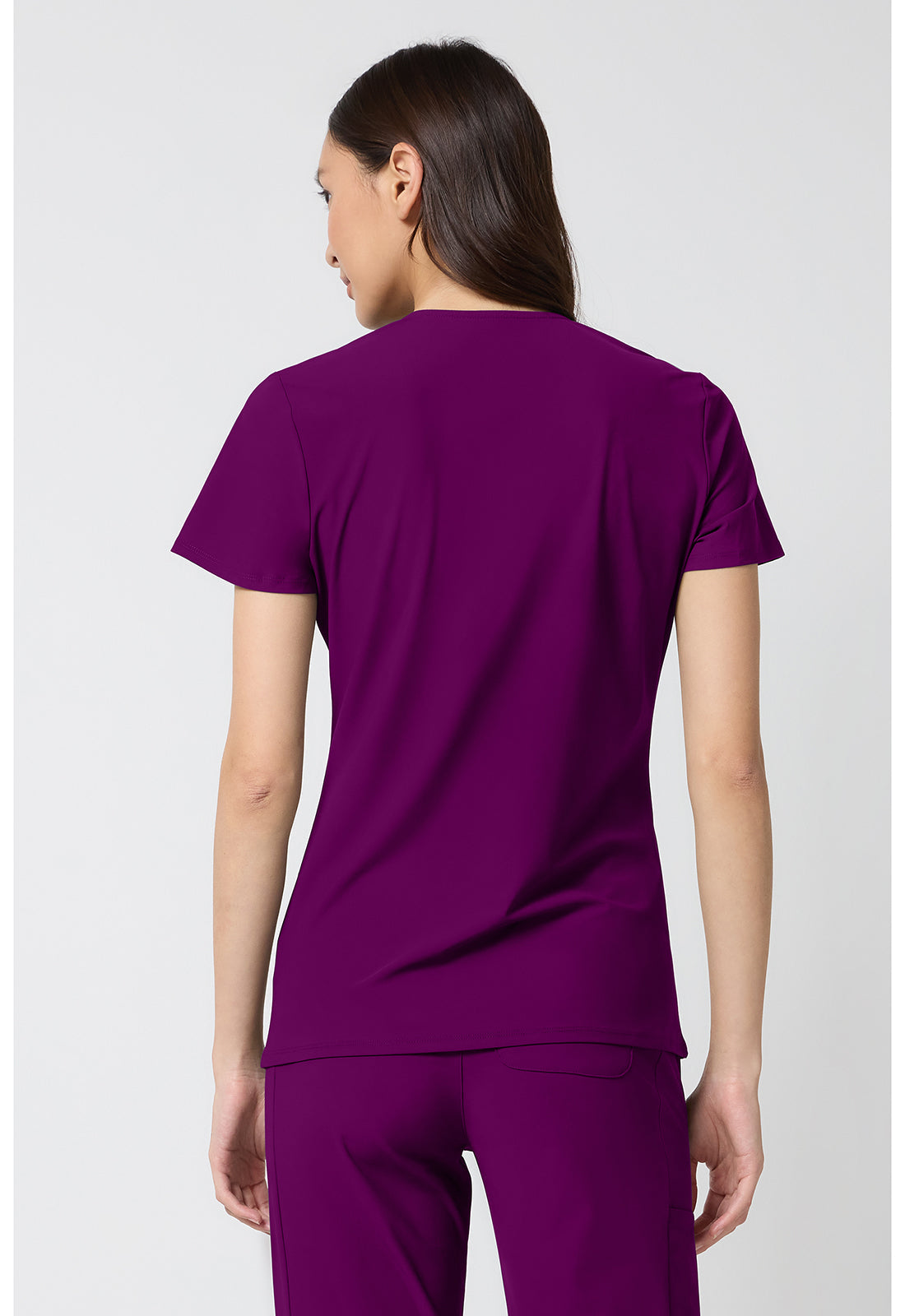 Pursuit IN00033 Women's V-Neck Top Wine