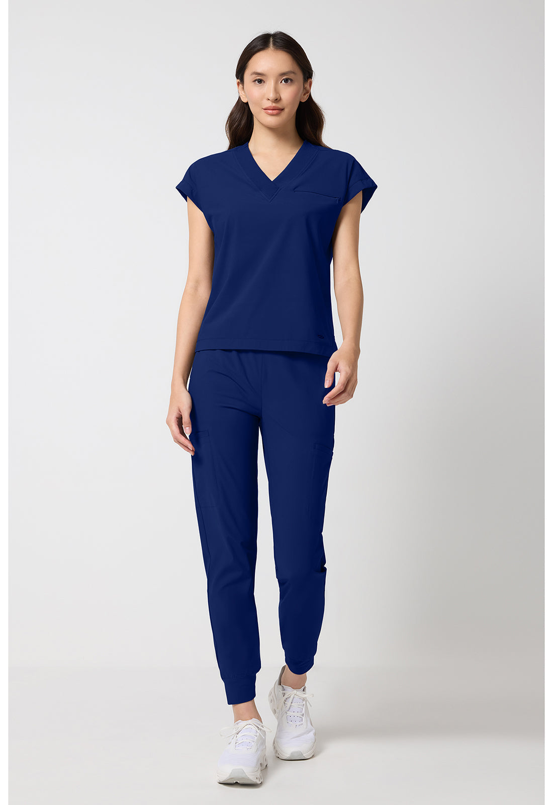 Pursuit IN00034 Women's Dolman V-Neck Scrub Top Navy