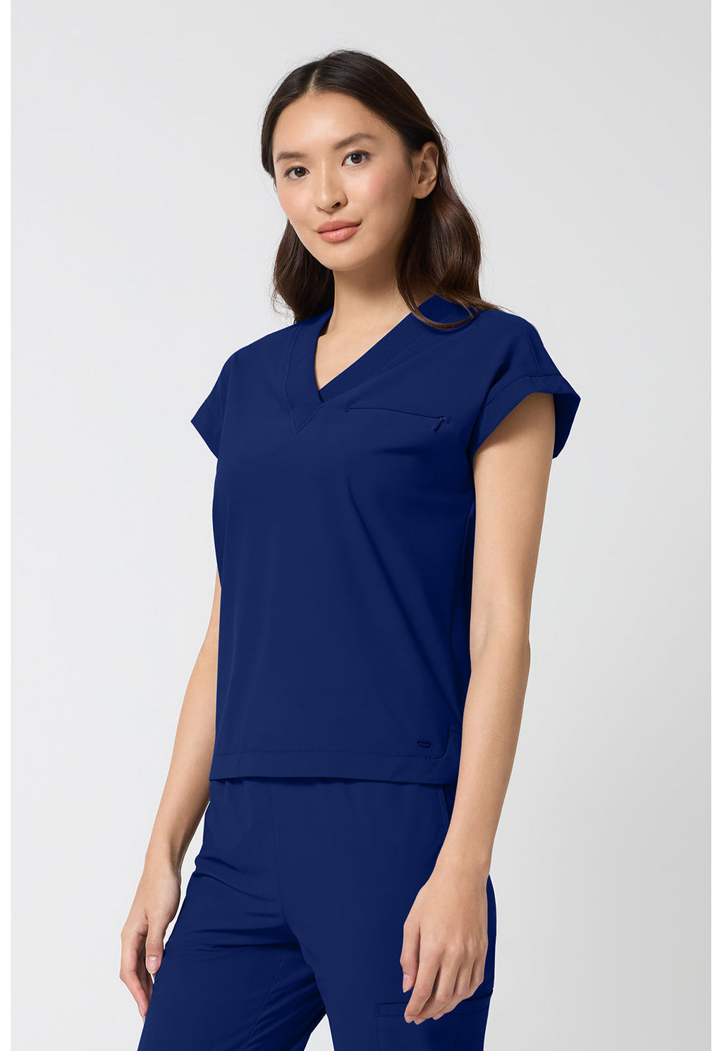 Pursuit IN00034 Women's Dolman V-Neck Scrub Top Navy