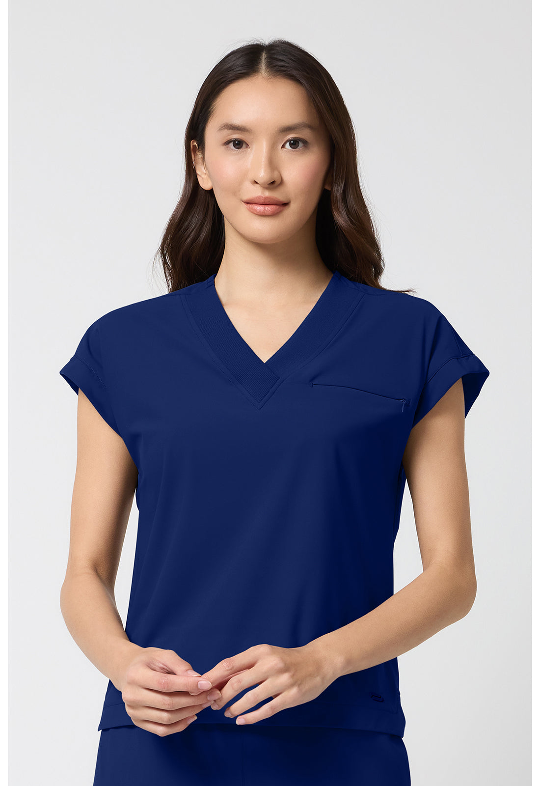 Pursuit IN00034 Women's Dolman V-Neck Scrub Top Navy