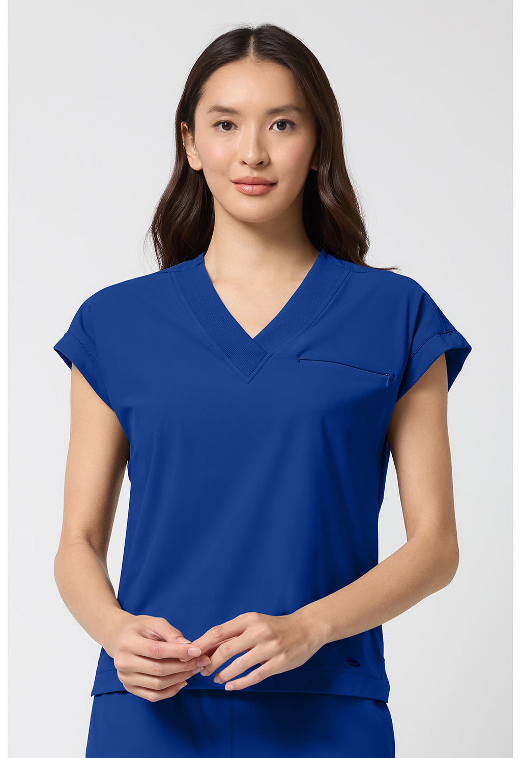 Pursuit IN00034 Women's Dolman V-Neck Scrub Top Royal