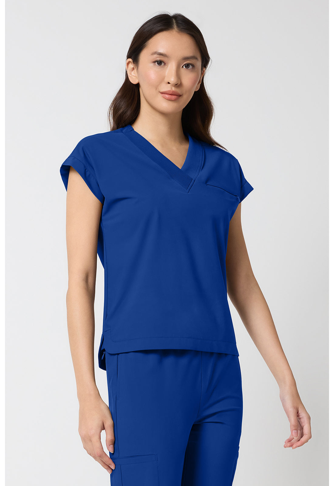Pursuit IN00034 Women's Dolman V-Neck Top Royal