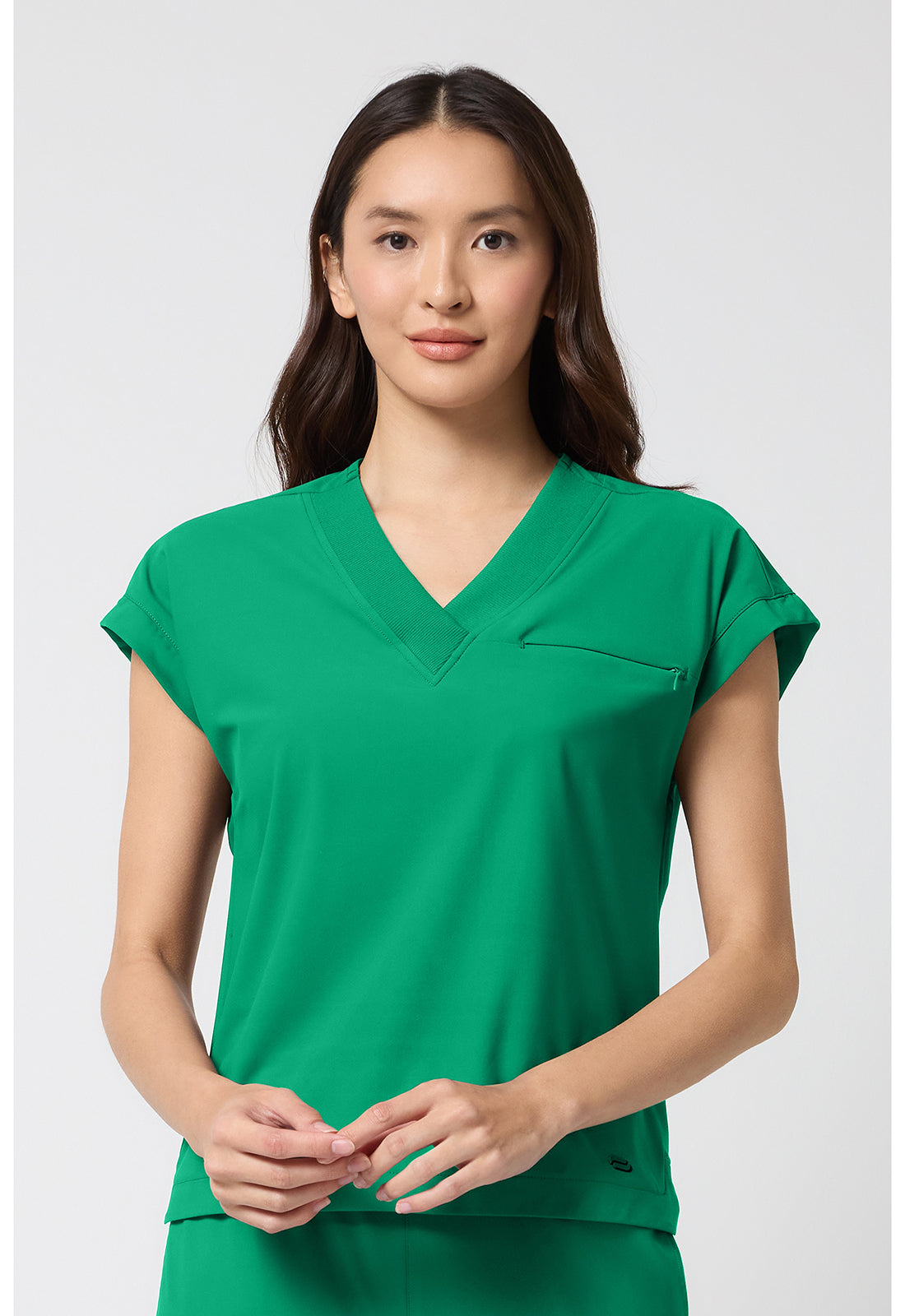 Pursuit IN00034 Women's Dolman V-Neck Top Retro Green