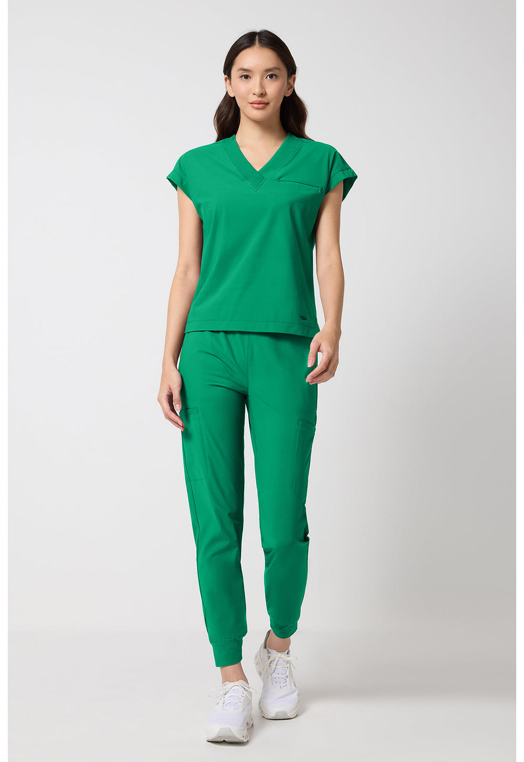 Pursuit IN00034 Women's Dolman V-Neck Top Retro Green