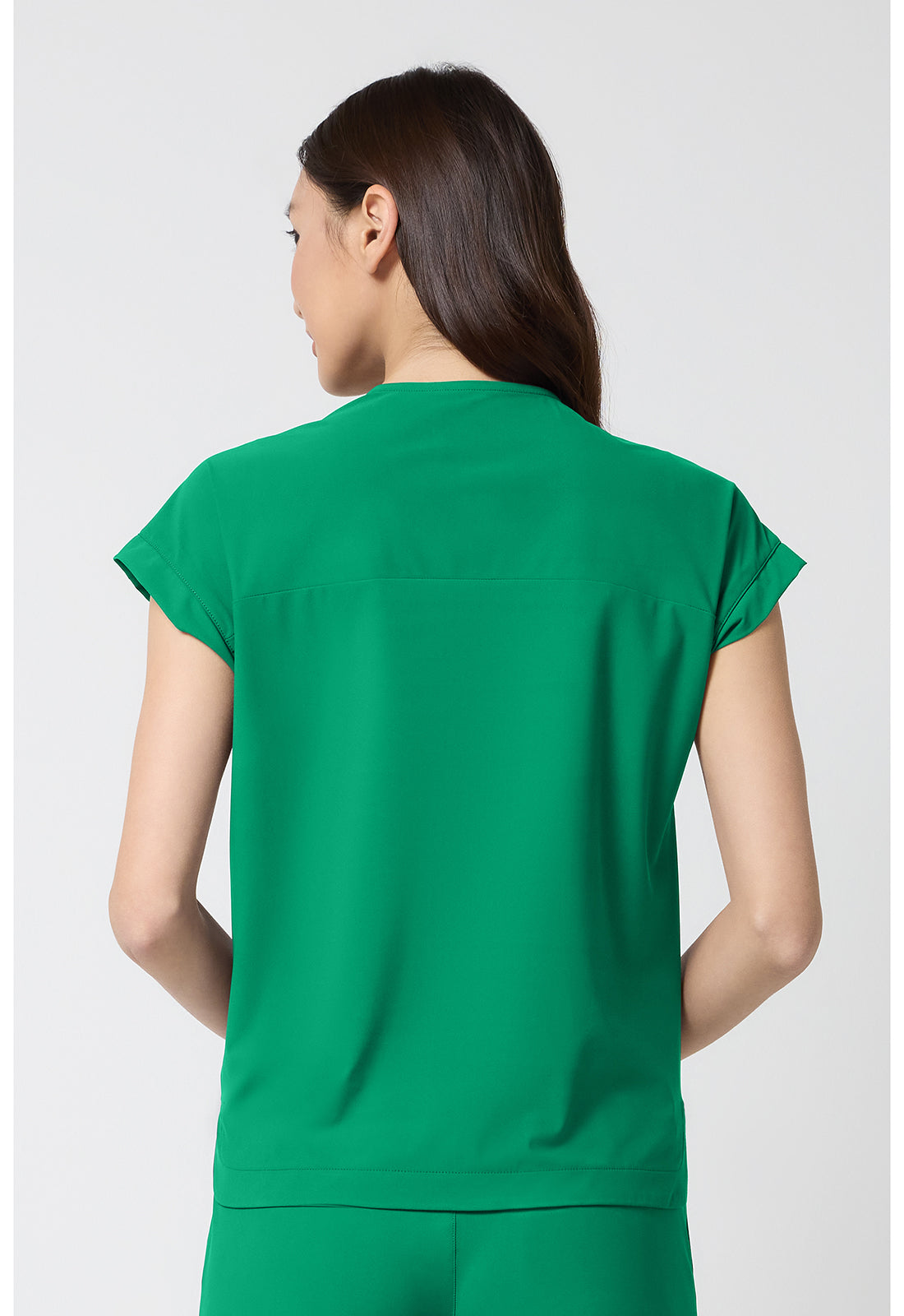 Pursuit IN00034 Women's Dolman V-Neck Top Retro Green