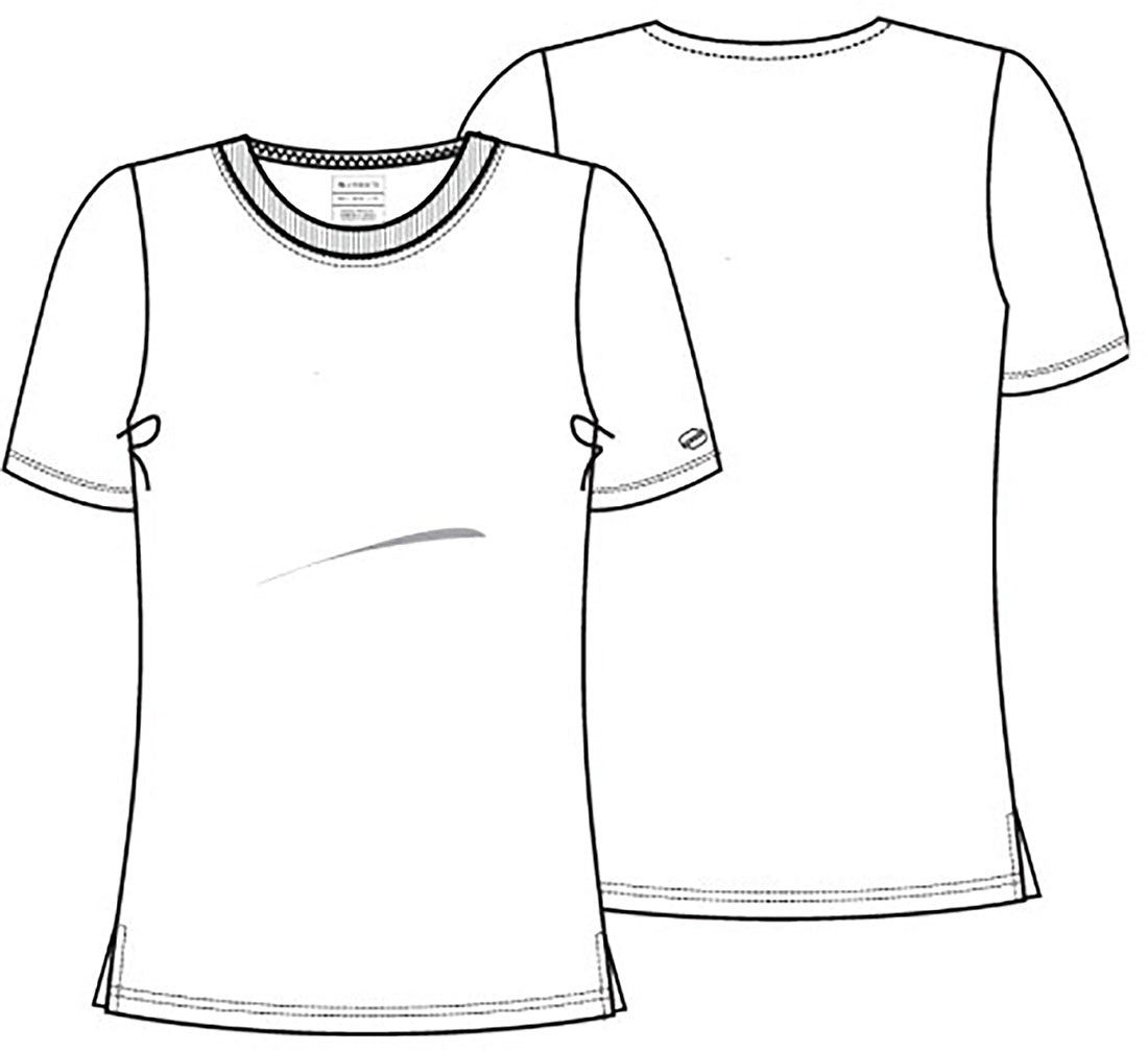 Pursuit IN00037 Women's Crew Neck Top Pewter