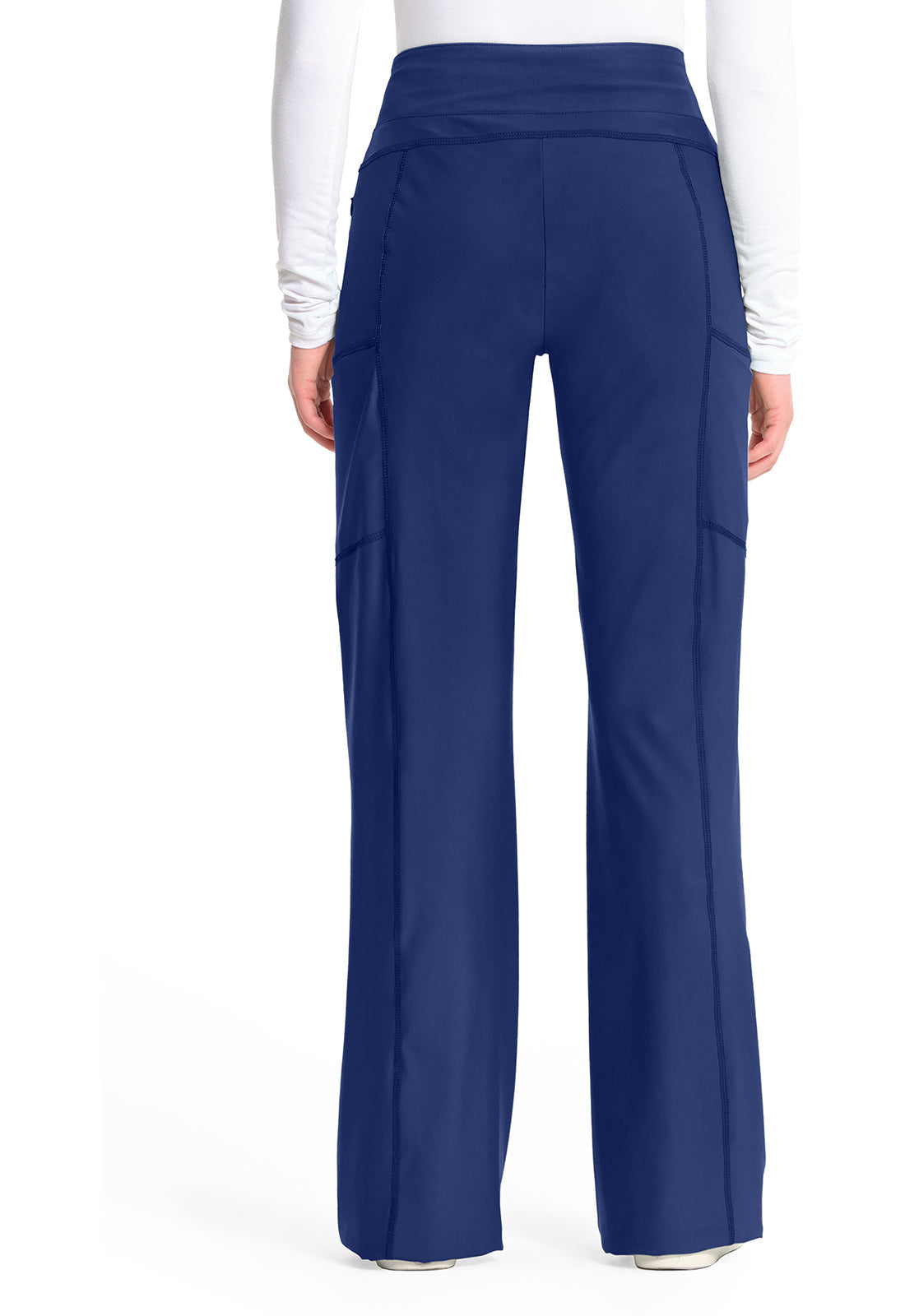 GNR8 Kinetic  IN009A Knit Mid Rise Pull-on Trouser Pants Navy