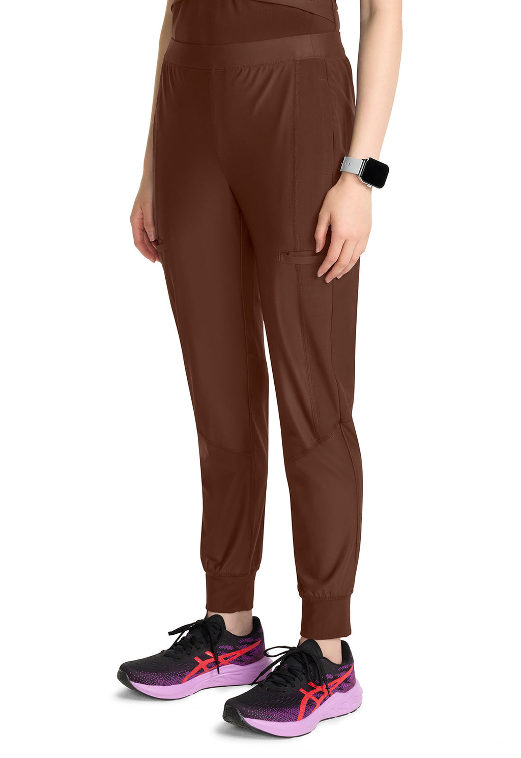 Kinetic IN012A Women's Knit Convertible Jogger Espresso Express