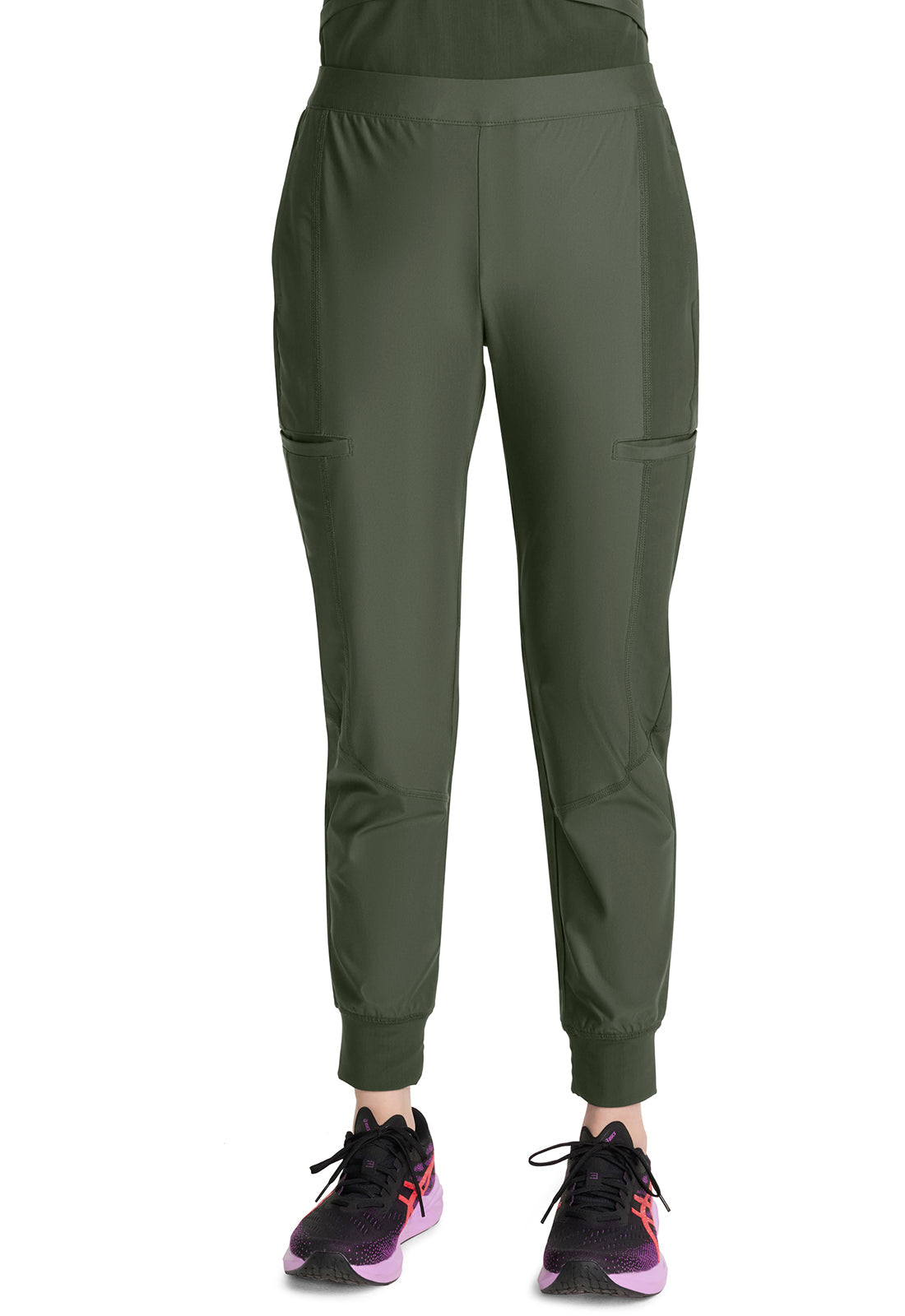 Kinetic IN012A Women's Knit Convertible Jogger Sap Green