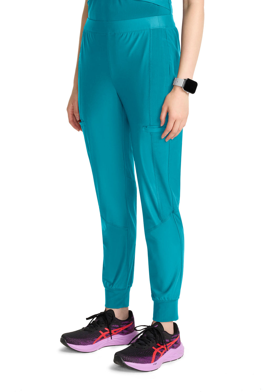 Kinetic IN012A Women's Knit Convertible Jogger Aquaturque Image
