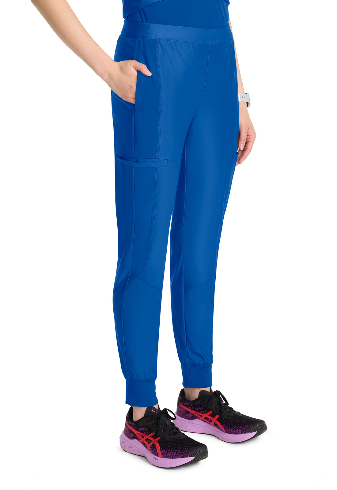 Kinetic IN012A Women's Knit Convertible Jogger Royal Image