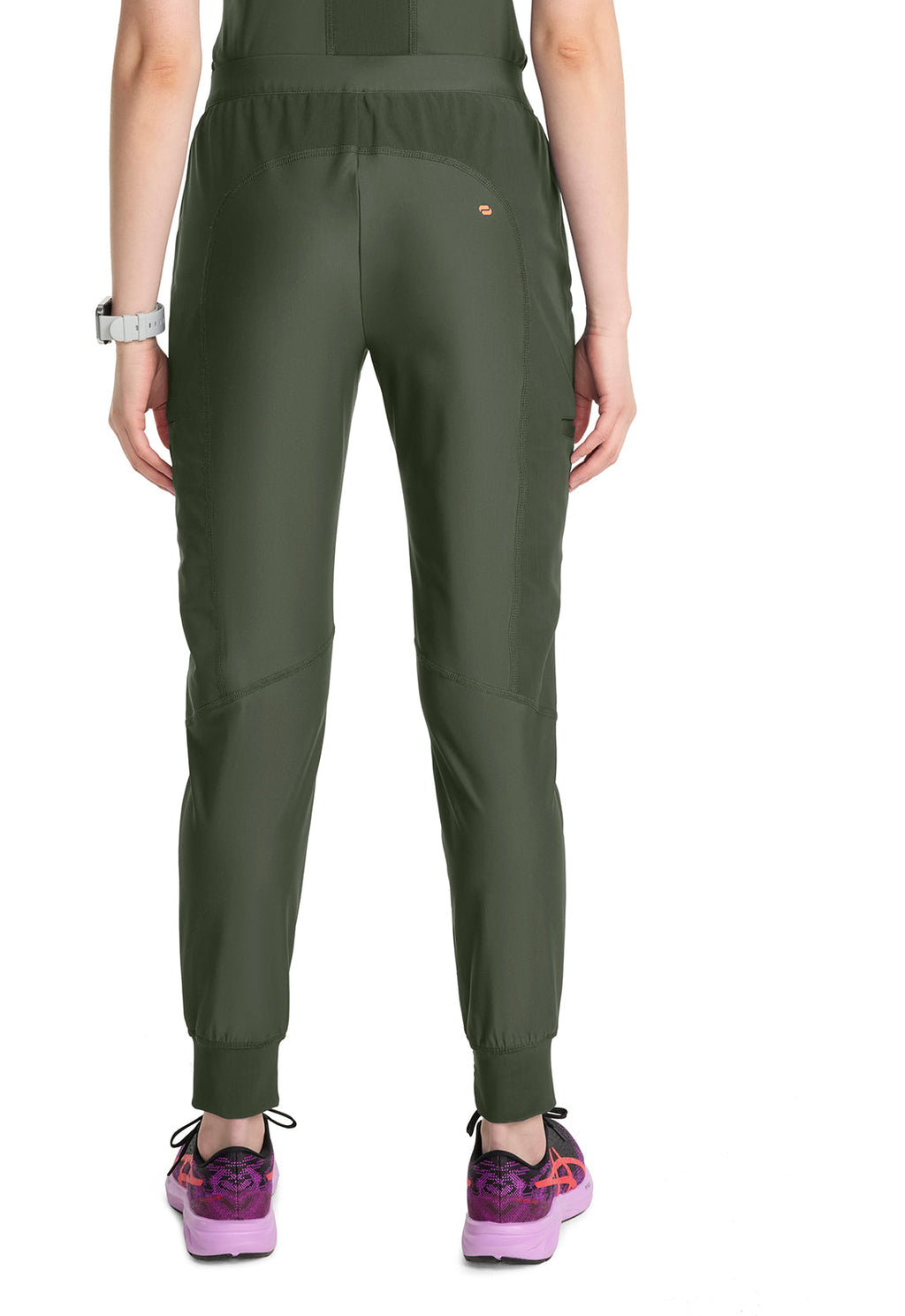 Kinetic IN012A Women's Knit Convertible Jogger Sap Green Image