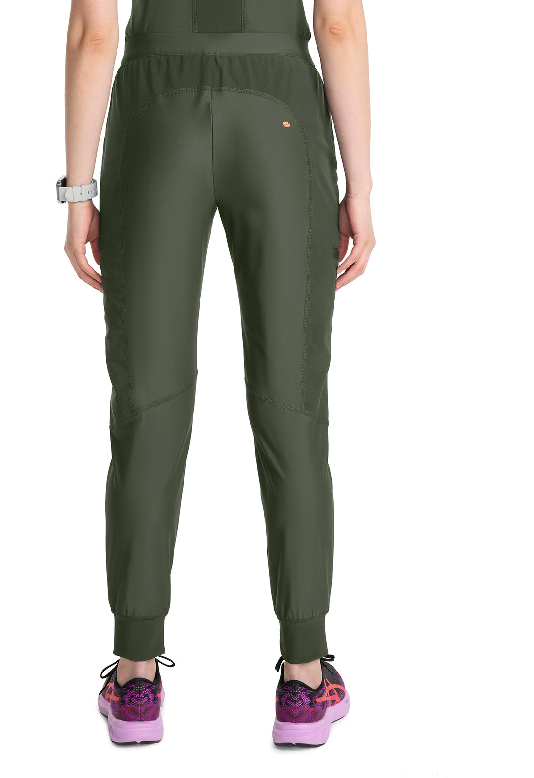 Kinetic IN012A Women's Knit Convertible Jogger Sap Green Image