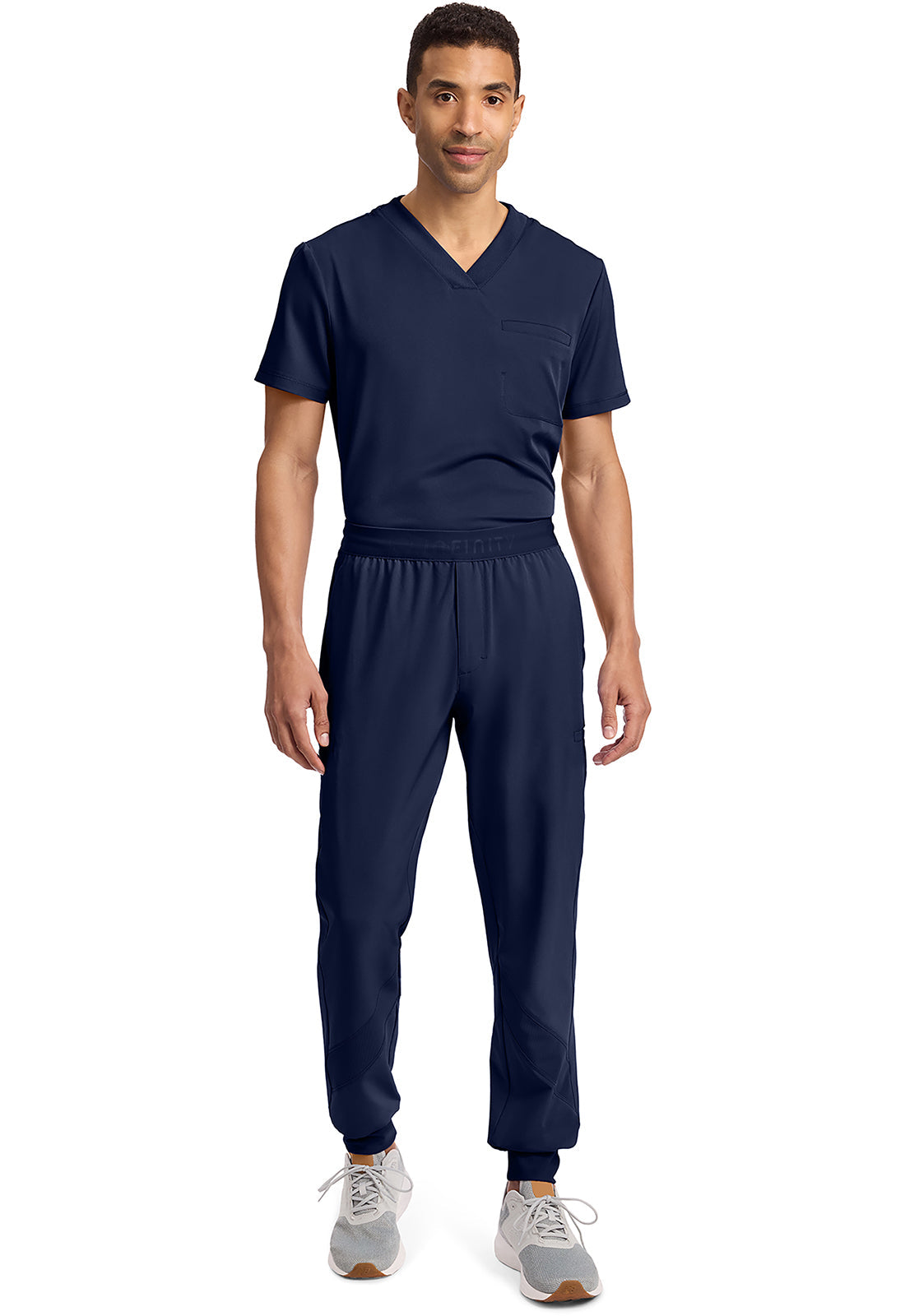 GNR8 IN016A Men's 5-Pocket Jogger Pants Navy