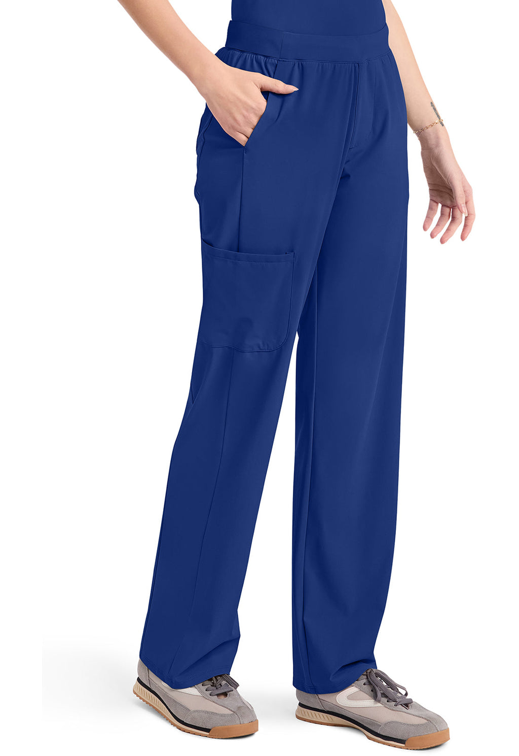 Pursuit IN023A Women's 4-Pocket Straight Leg Pants Royal