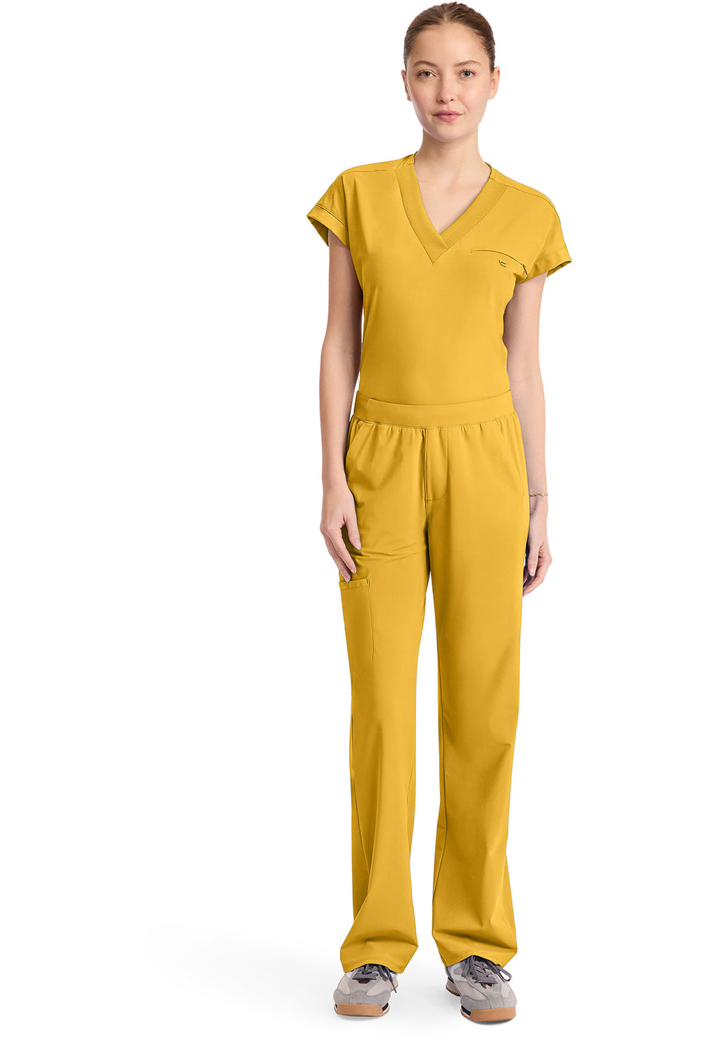 Pursuit IN023A Women's 4-Pocket Straight Leg Pants Butterscotch