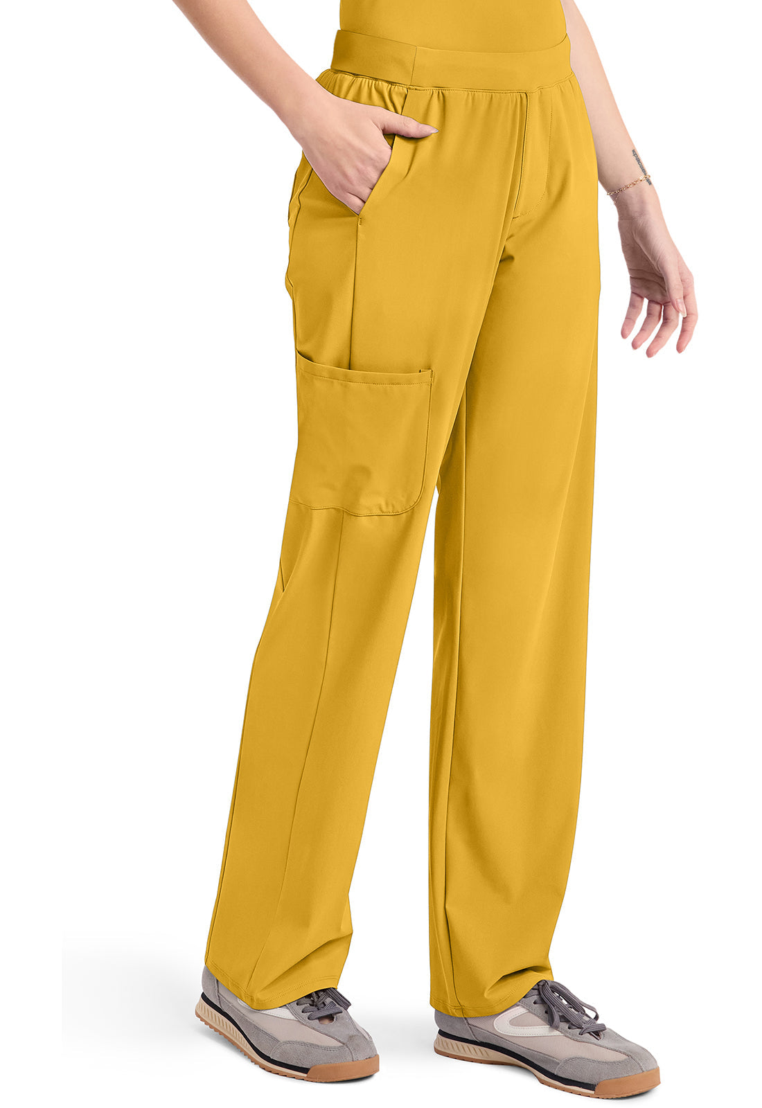 Pursuit IN023A Women's 4-Pocket Straight Leg Pants Butterscotch