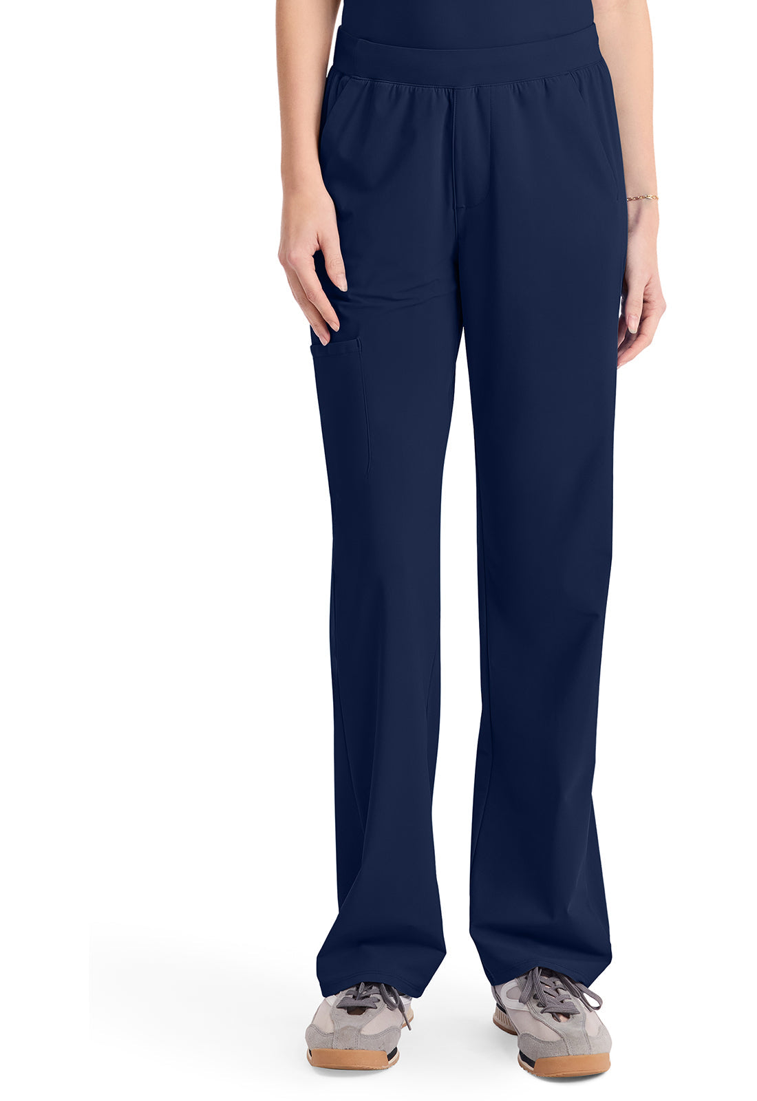 Pursuit IN023A Women's 4-Pocket Straight Leg Pants Navy