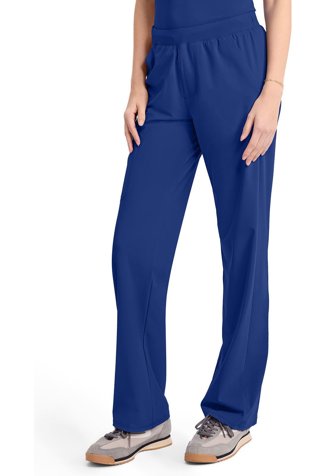 Pursuit IN023A Women's 4-Pocket Straight Leg Scrub Pants Royal