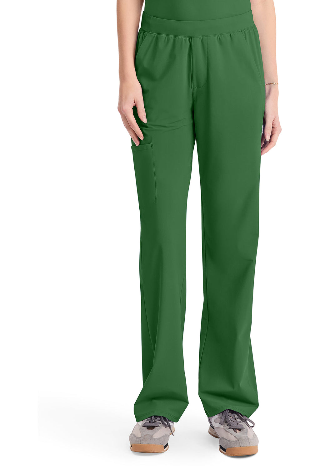 Pursuit IN023A Women's 4-Pocket Straight Leg Pants Retro Green