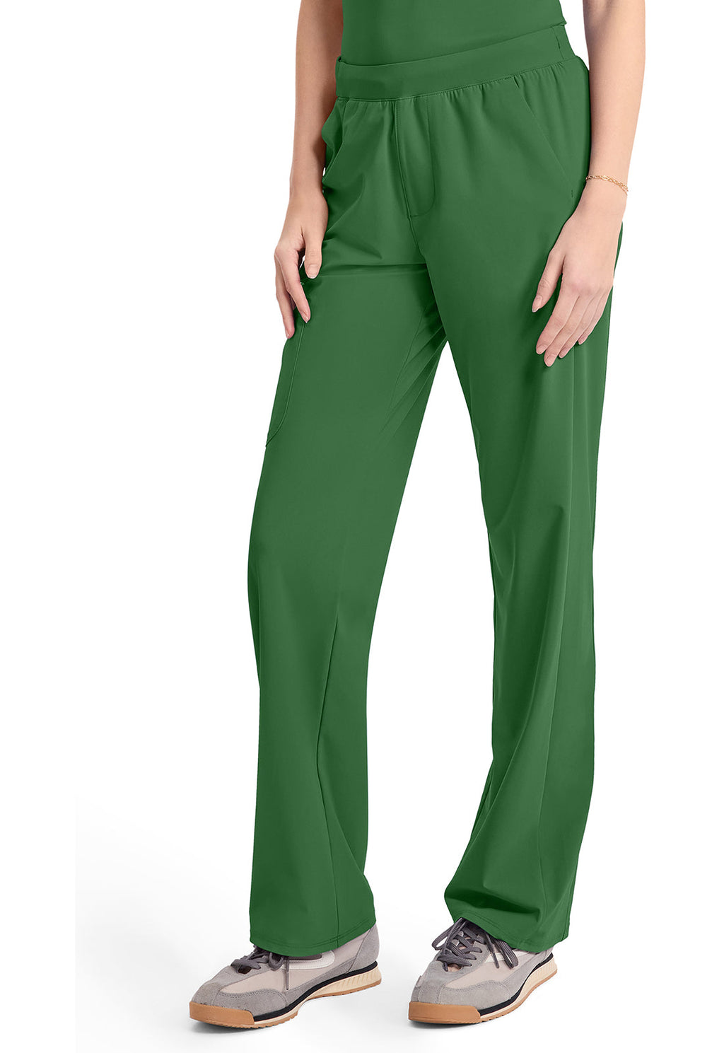 Pursuit IN023A Women's 4-Pocket Straight Leg Pants Retro Green
