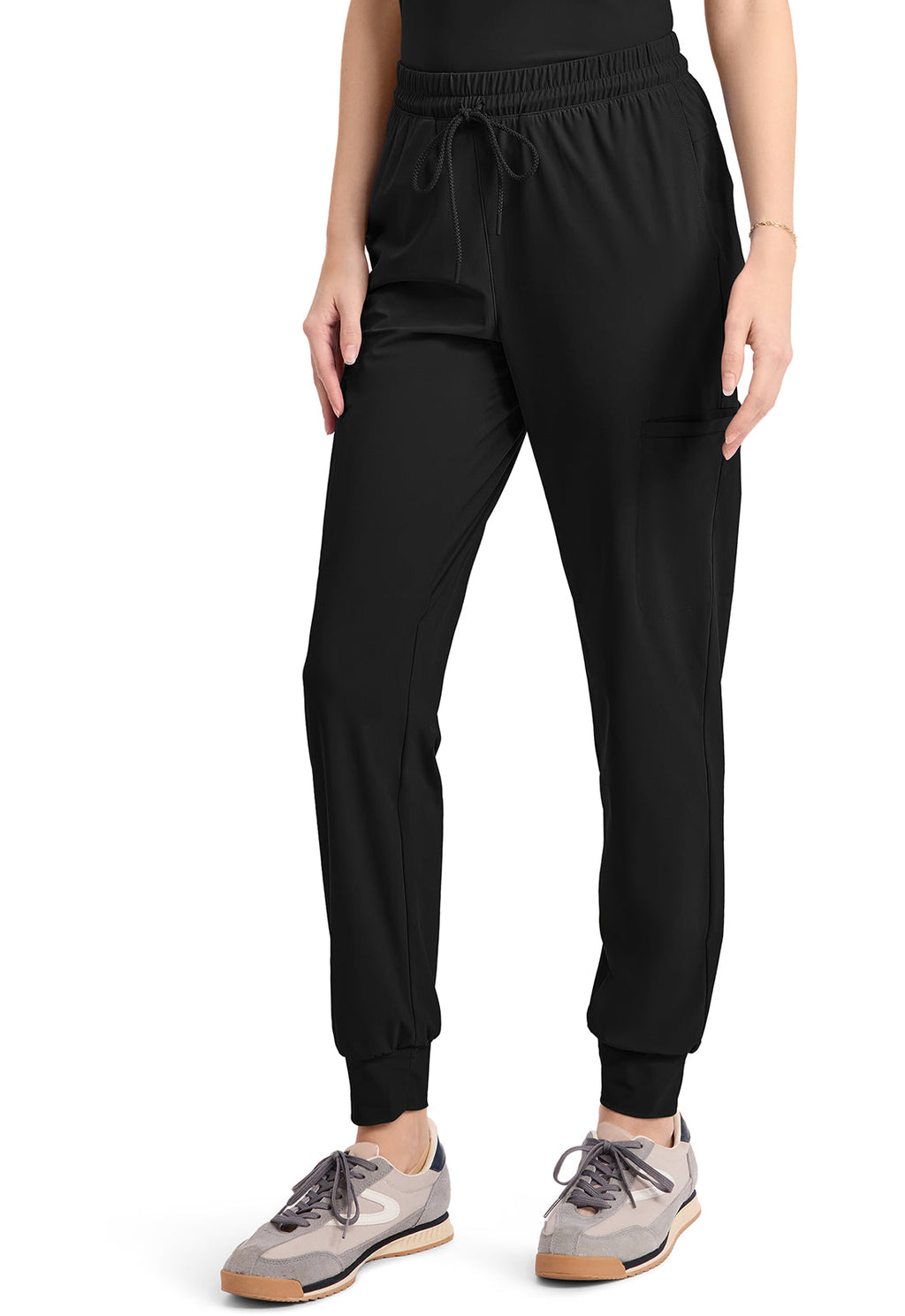 Pursuit IN024A Women's 5-Pocket Jogger Pants Black