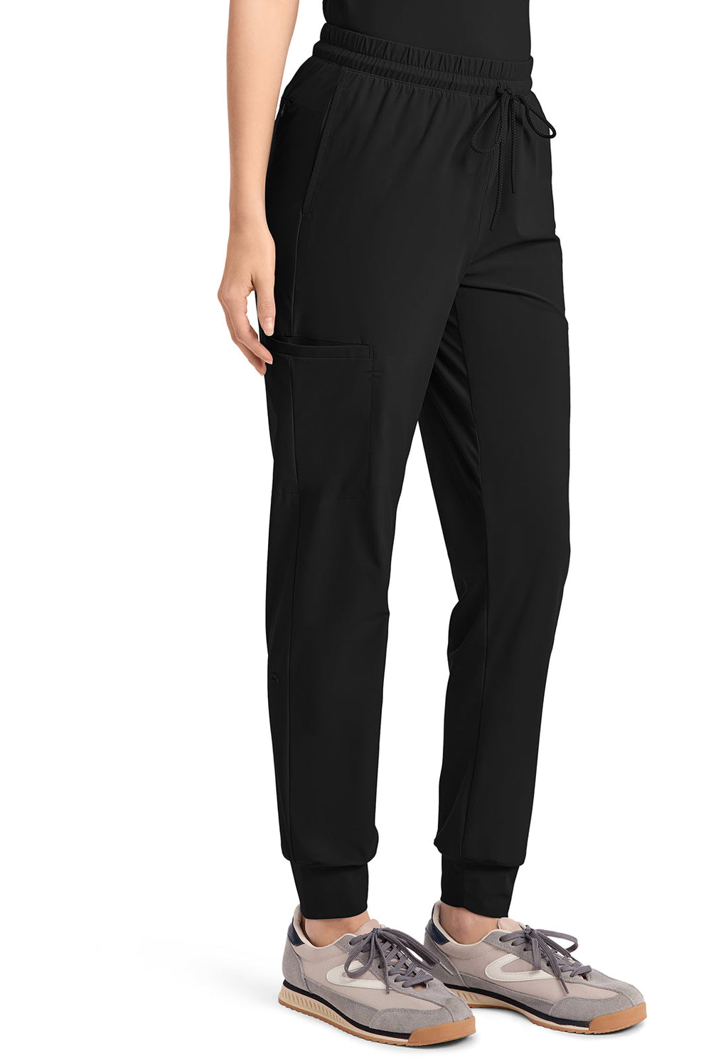 Pursuit IN024A Women's 5-Pocket Jogger Pants Black